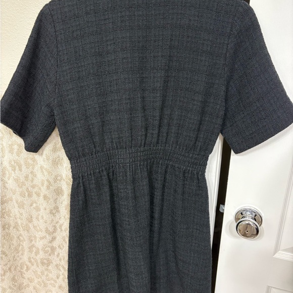 Sandro Charcoal Mini Dress - Picture 1 of 3